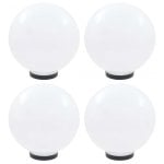 VidaXL Pack de 4 Lampes LED Sphériques E27 30cm