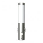 VidaXL Lámpara de Pared para Exterior E27 con Sensor de Movimiento Cromado
