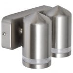 VidaXL Doble Foco Cónico LED GU10 35W Acero Inoxidable