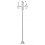 Lampada da giardino VidaXL 3xE27 220 cm Bianca