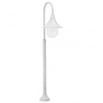 Lampada da giardino VidaXL E27 120 cm Bianca