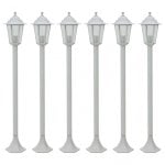 VidaXL Lampe de Jardin E27 110cm Blanc 6 Unités