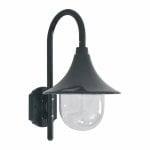 VidaXL Farola de Pared para Jardín E27 42cm Verde Oscuro