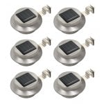 VidaXL Pack 6 Focos Solares LED Redondos para Exterior 12cm