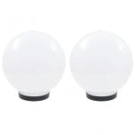 VidaXL Pack 2 Lámparas LED Esféricas E27 25cm