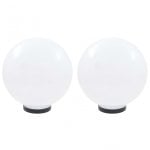 VidaXL Pack 2 Lámparas LED Esféricas E27 30cm
