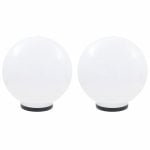 VidaXL Pack 2 Lámparas LED Esféricas E27 40cm