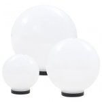 VidaXL Pack de 3 Lampes LED Sphériques E27