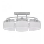 VidaXL Plafonnier Spots Ellipsoïdaux 6xE14 Chrome