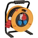 Brennenstuhl  Brobusta CEE 1 H07RN-F 5G2.5 Enrollacables 3 Tomas 30m Amarillo/Negro
