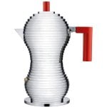 Alessi Pulcina Cafetera Italiana 3 Tazas Roja Alessi Pulcina Cafetera Italiana 3 Tazas Roja