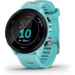 Garmin Forerunner 55 Bluetooth GPS 42mm MIP Turquoise Étanche 5ATM Cardiofréquencemètre