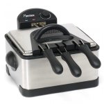 Friteuse Bestron DF402B avec Fenêtre 4,5 L 2000 W Inox