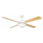 Ventoinha de Teto com Luz Universal Blue Siroco 60W 106cm 3 Velocidades Comando Temporizador Função Inverno