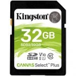 Kingston Technology Canvas Select Plus 32 GB SDHC UHS-I Classe 10 Kingston Technology Canvas Select Plus 32 GB SDHC UHS-I Classe 10