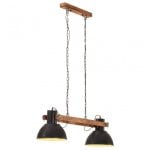 VidaXL Suspension Industrielle E27 109cm Noir