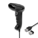 Leitor de Códigos de Barras vidaXL Qoltec 50868 Portátil Laser 1D/2D USB 2000mAh