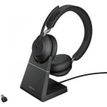 Jabra Evolve2 65, Stereo Auricolare Wireless A Padiglione Ufficio USB tipo-C Bluetooth Nero