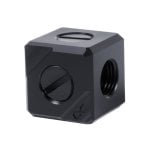 Alphacool Eiszapfen Terminal de Conexões 5 Vias G1/4" Acetal Preto Alphacool Eiszapfen Terminal de Conexões 5 Vias G1/4" Acetal Preto