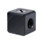 Alphacool Eiszapfen Terminal de Conexões 4 Vias G1/4" Acetal Preto Alphacool Eiszapfen Terminal de Conexões 4 Vias G1/4" Acetal Preto