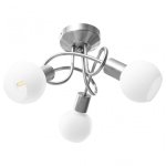VidaXL Lampada da soffitto a ciotola in ceramica 3xE14