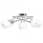 VidaXL Plafonnier Bol en Céramique 5xE14
