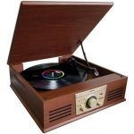 Plattenspieler Sunstech PXR32 4 W RMS Bluetooth USB/SD Direktantrieb FM Holz