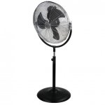 Jata Ventilador de Pie Industrial 120W Negro