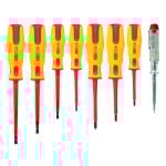 KS Tools Set 8 Destornilladores + Comprobador de Tensión KS Tools Set 8 Destornilladores + Comprobador de Tensión