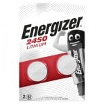 Confezione Energizer da 2 batterie al litio CR2450 3V