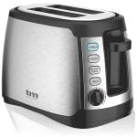 Grille-Pain Électronique TM 2 Tranches XXL 800W Inox Grille-Pain Électronique TM 2 Tranches XXL 800W Inox