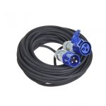 ProPlus Cable Extensión de Alimentación Schuko 20m Negro/Azul