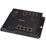 StarTech.com Switch Ethernet Gigabit a 8 porte PoE+ con 2 connessioni SFP - Gestito - Montabile a Parete con accesso frontale StarTech.com Switch Ethernet Gigabit a 8 porte PoE+ con 2 connessioni SFP - Gestito - Montabile a Parete con accesso frontale