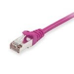 Equipaggia il cavo di rete Platinum S/FTP senza alogeni Cat 6A 2 m viola