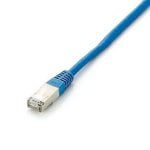 Equipaggia il cavo di rete Platinum S/FTP senza alogeni Cat 6A 1 m blu