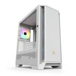Forgeon Airflow Mithril Vidro Temperado USB 3.2 ARGB Branco