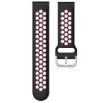 Cool Bracelet Caoutchouc Universel Noir-Rose 20mm pour Amazfit Bip/GTS/Bip Lite/Huawei/Samsung/Cool Oslo Cool Bracelet Caoutchouc Universel Noir-Rose 20mm pour Amazfit Bip/GTS/Bip Lite/Huawei/Samsung/Cool Oslo