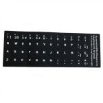 E-Nuc Etiquetas Adhesivas para Teclado Español Negro