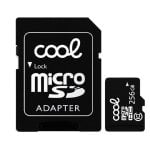Cool Tarjeta de Memoria Micro SD 256GB Clase 10 + Adaptador