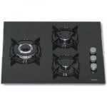 Rommer VG-3 FG Placa de Gas 3 Zonas 60cm Negro