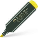 Faber-Castell 154807 evidenziatore 1 pz Punta smussata Giallo