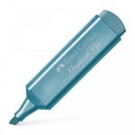 Faber Castell Textliner 46 Caja de 10 Marcadores Fluorescentes Azul Metálico Faber Castell Textliner 46 Caja de 10 Marcadores Fluorescentes Azul Metálico