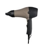 Sèche-cheveux de Voyage Pliable Italian Design IDETRAVEL1000 1000W 2 Vitesses Noir Marron avec Concentrateur