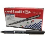 Uni-Ball Eye Micro UB-150 Confezione da 12 penne a inchiostro pigmentato nero