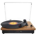 Tocadiscos Prixton Studio TS420 10W Bluetooth USB SD Tracción Correa Bois