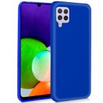 Cool Capa de Silicone Azul para Samsung Galaxy A22 4G