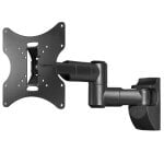 Schwenkbare Wandhalterung für TV/Monitor VESA 200/200 Schwarz