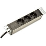 Digitus DN-95411 Verlängerungskabel 3 AC-Ausgänge Schwarz