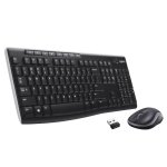 Pack Teclado y Ratón Logitech MK270 100% Inalámbrico Negro