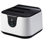 TooQ Docking Station per HDD USB 3.0 Bianco